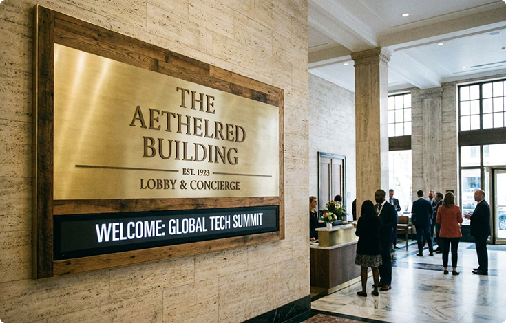 Industries That Run Lobby Sign Programs