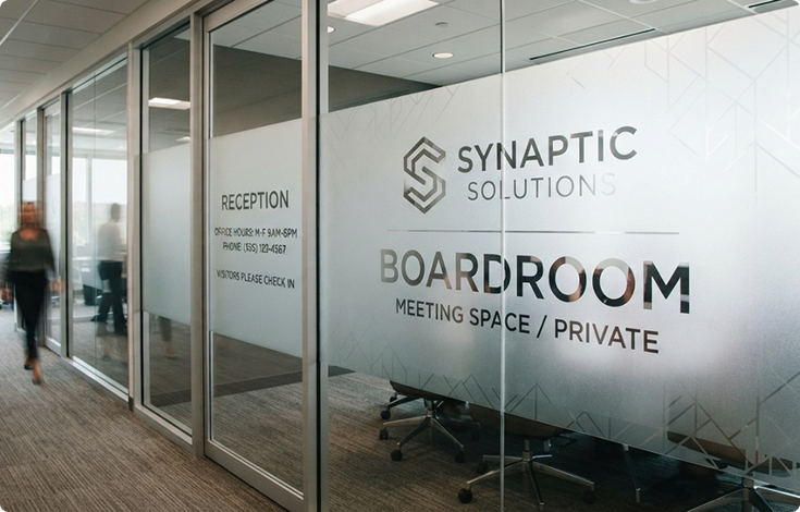 Privacy Vinyl and Frosted Window Film for Rhode Island Glass