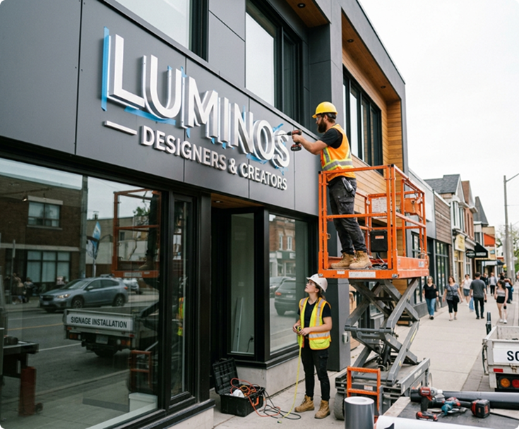 Storefront Sign Materials